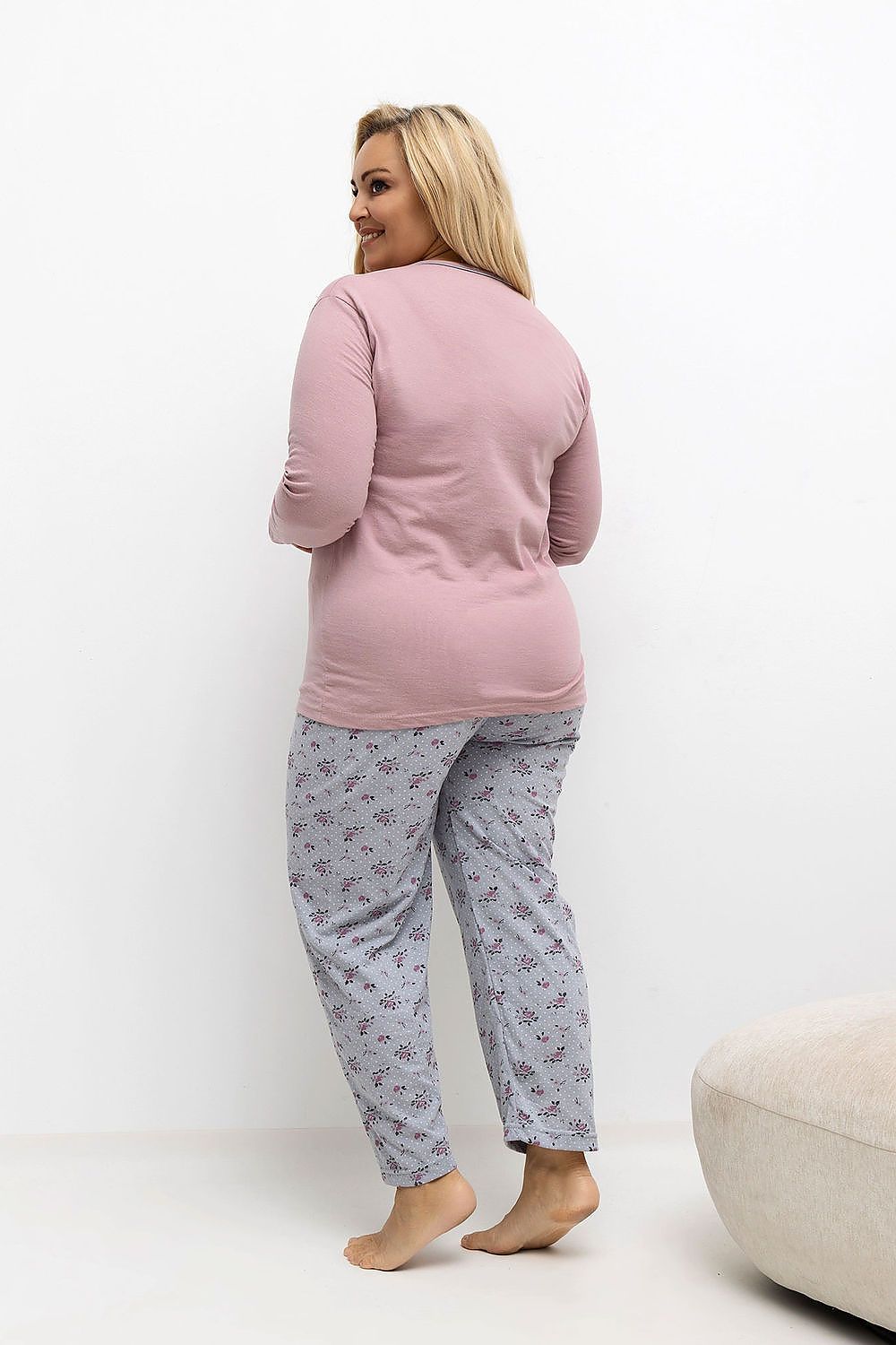  Pijamale Plus Size model 221196 Forever Pink 