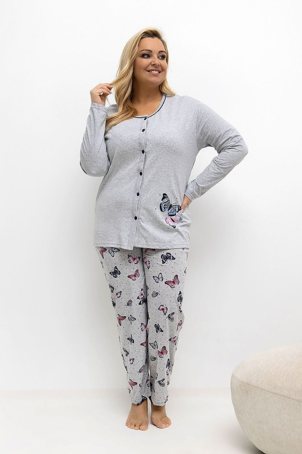  Pijamale Plus Size model 221199 Forever Pink 