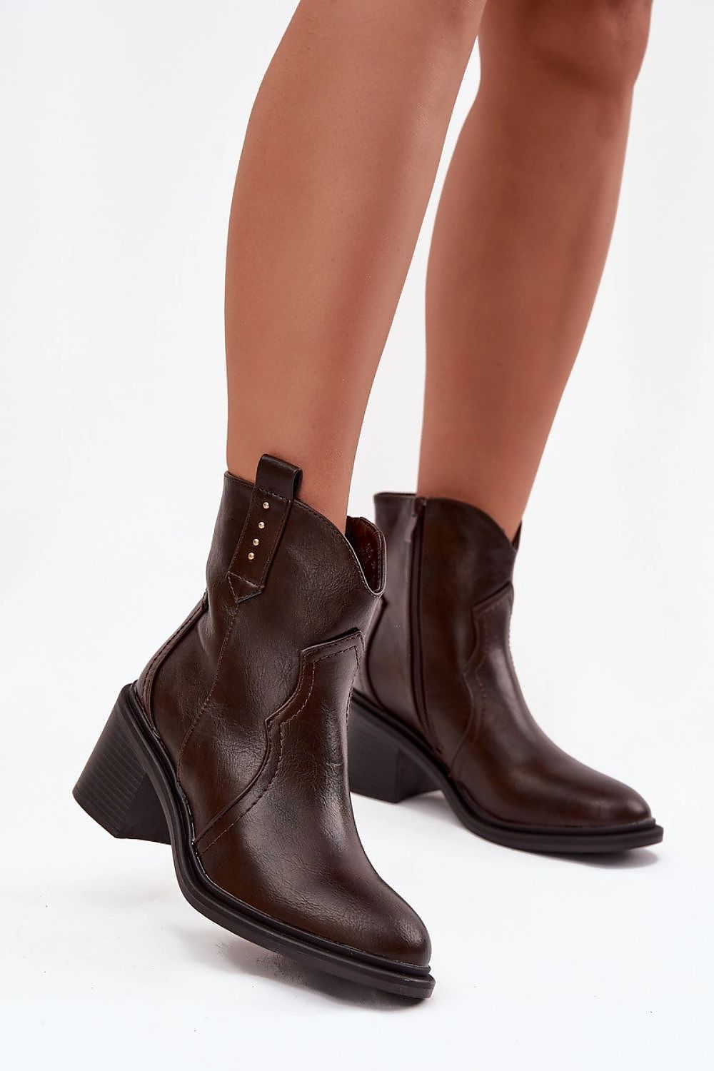  Botine cu toc model 221136 Step in style 