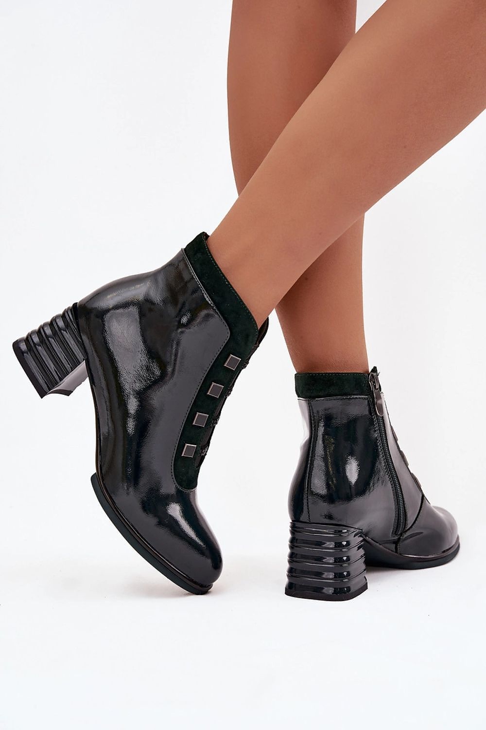  Botine cu toc model 221140 Step in style 