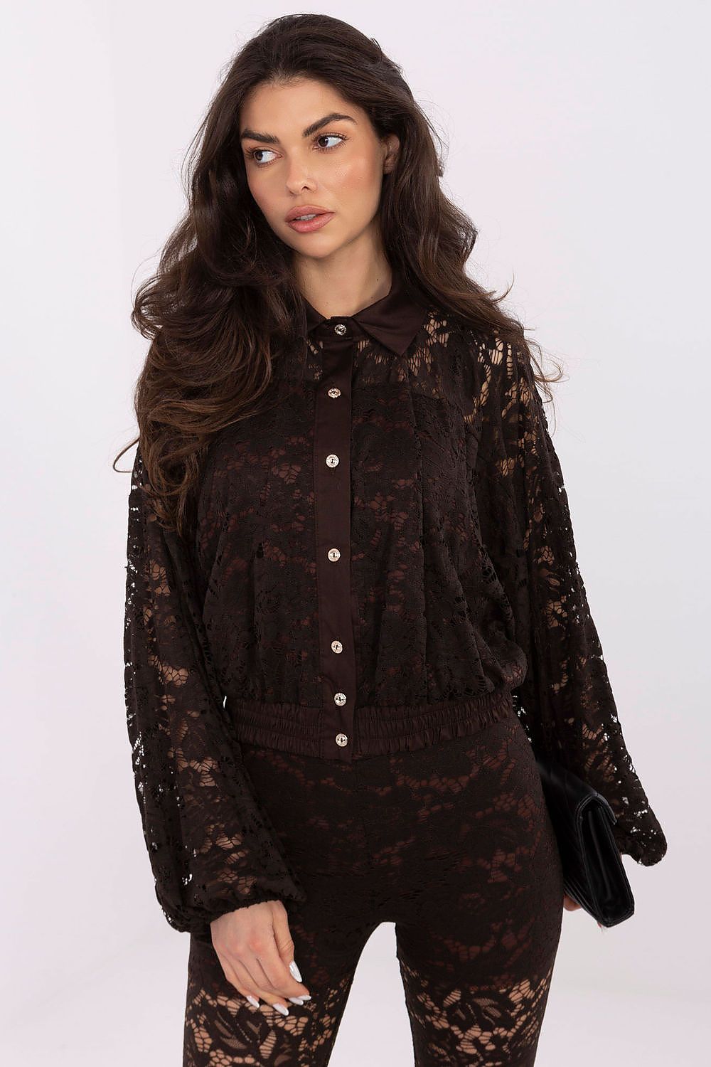  Cămaşă cu mânecă lungă model 221294 Italy Moda 