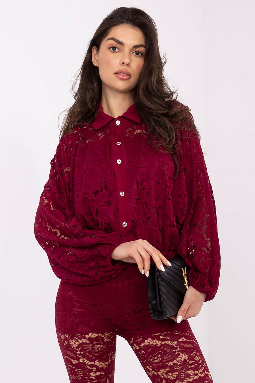  Cămaşă cu mânecă lungă model 221296 Italy Moda 