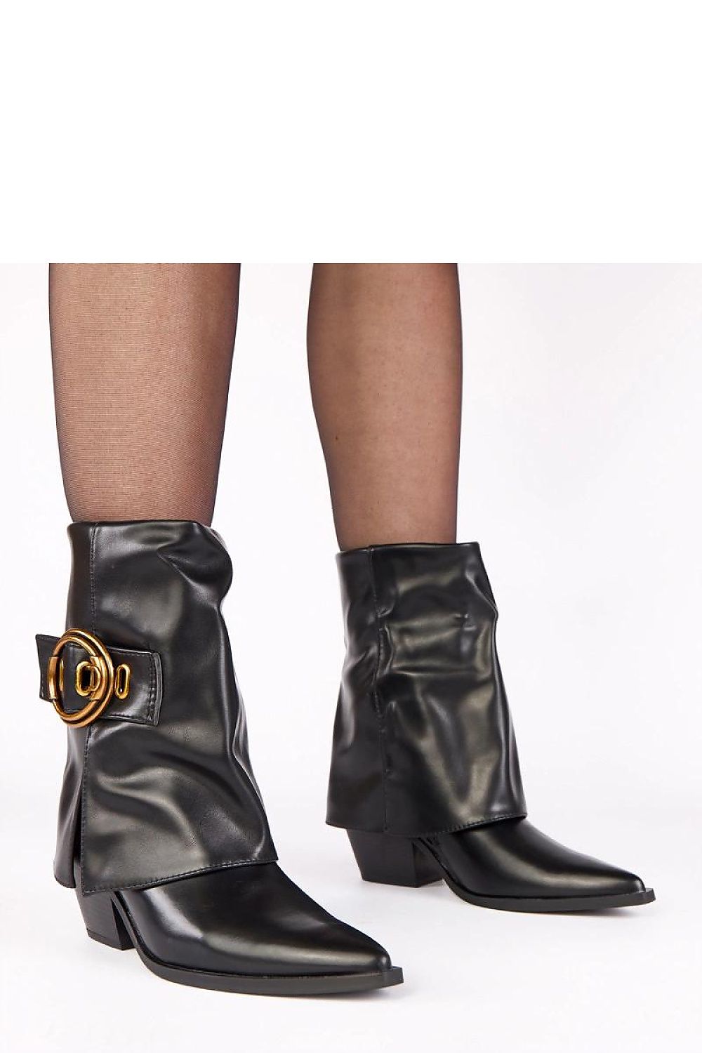  Botine cu toc model 221362 Solea 