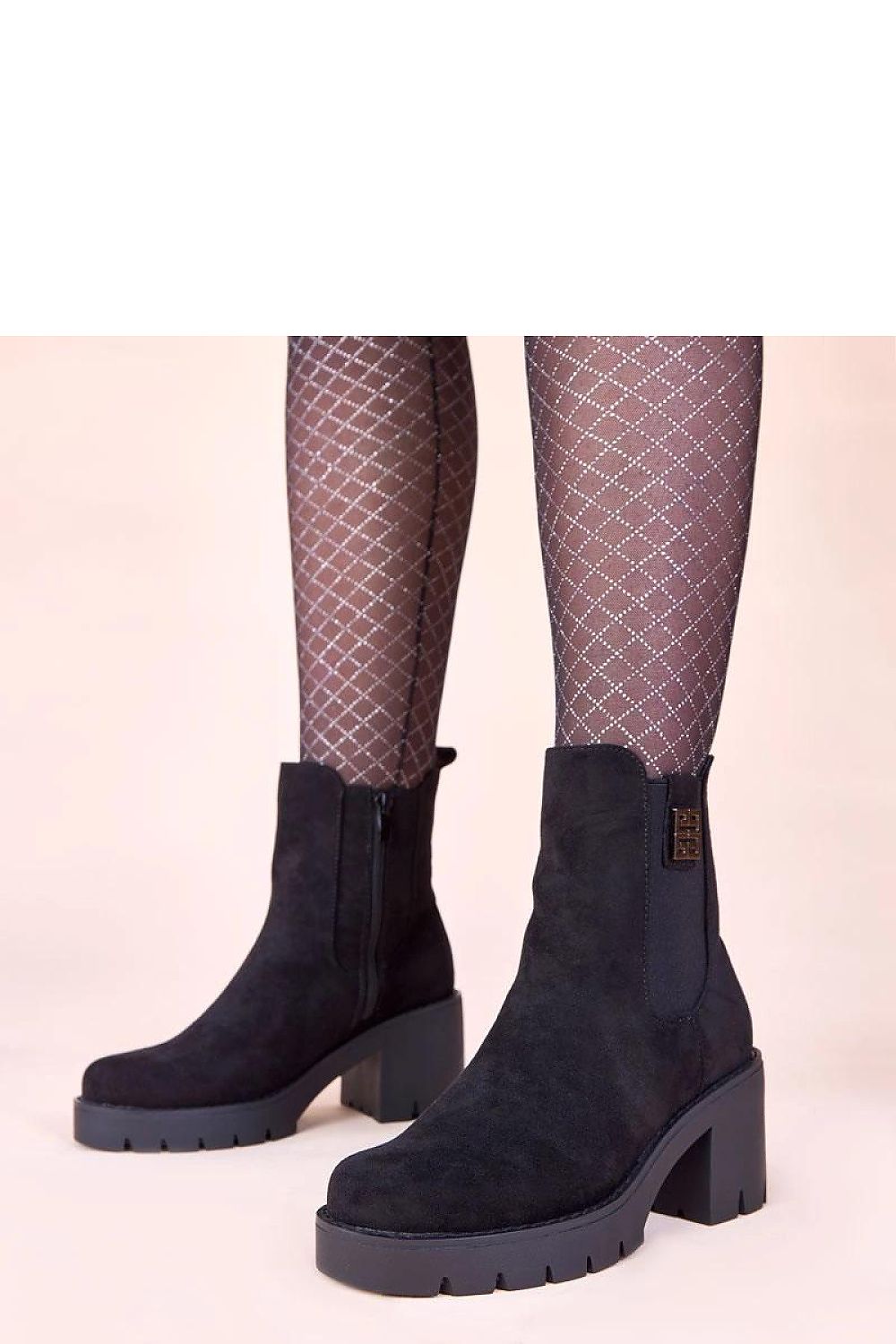  Botine cu toc model 221366 Solea 