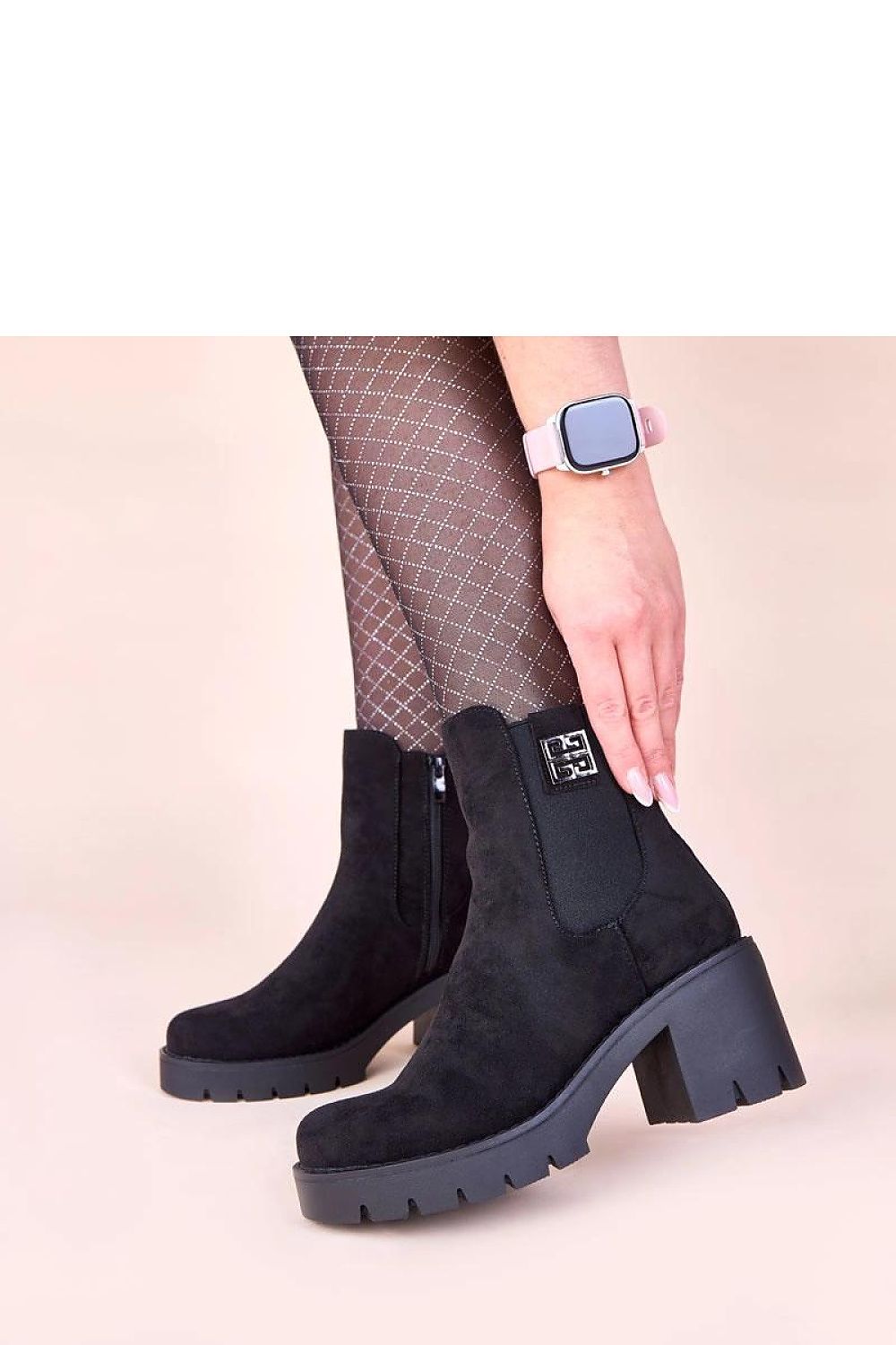  Botine cu toc model 221366 Solea 