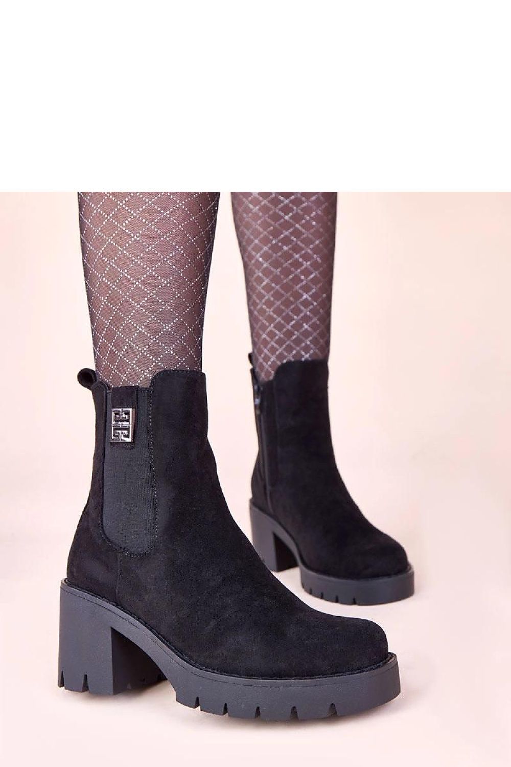  Botine cu toc model 221366 Solea 