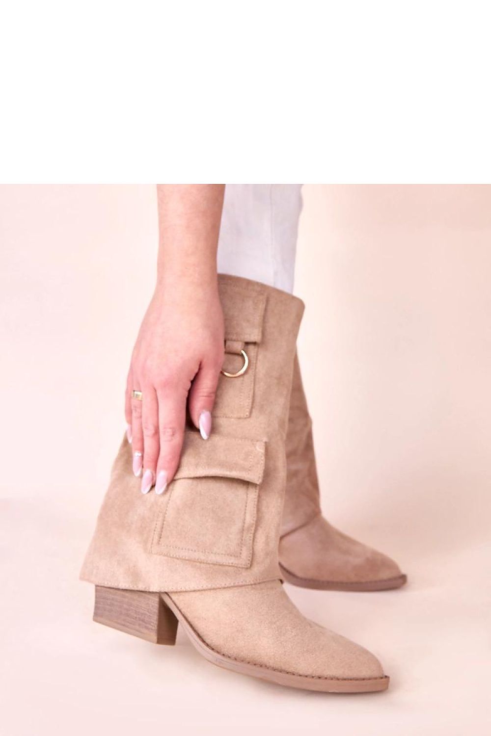  Botine cu toc model 221367 Solea 