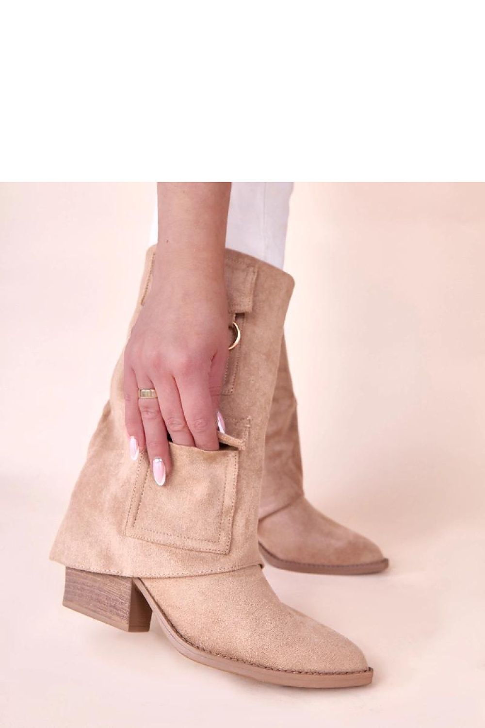  Botine cu toc model 221367 Solea 