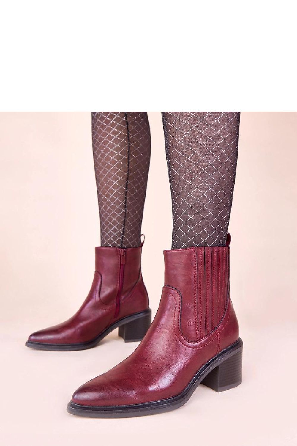  Botine cu toc model 221373 Solea 