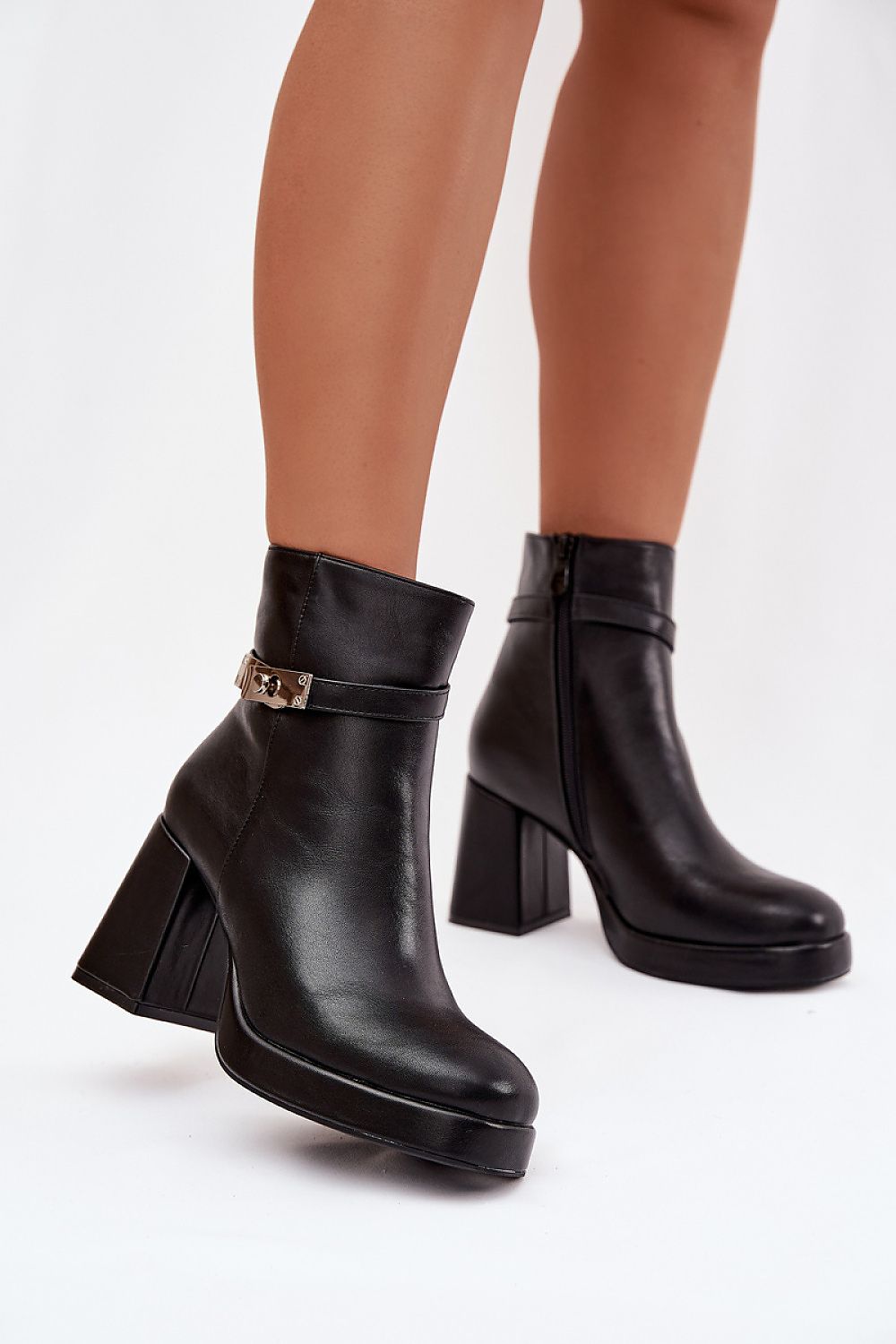  Botine cu toc model 221521 Step in style 
