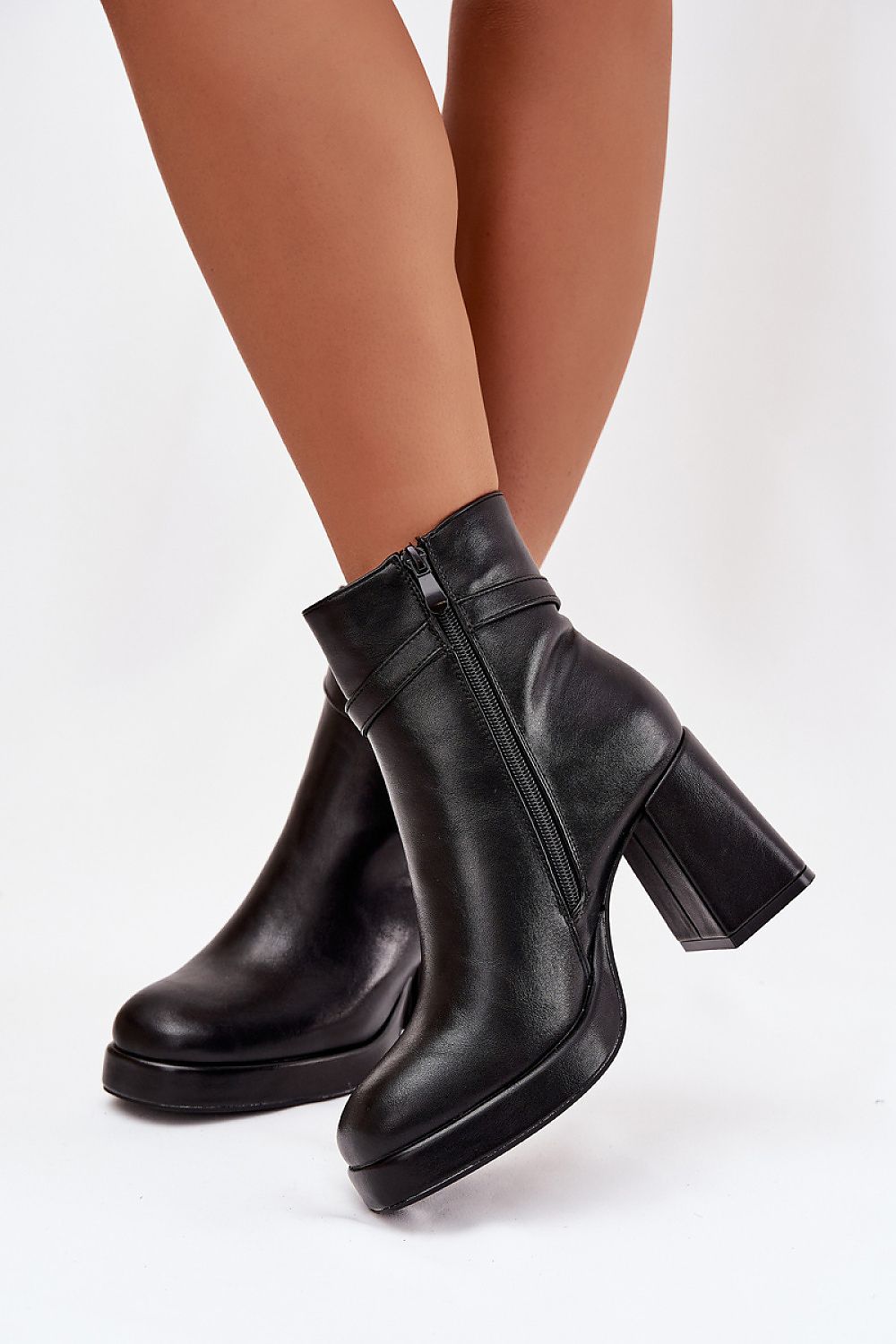  Botine cu toc model 221521 Step in style 