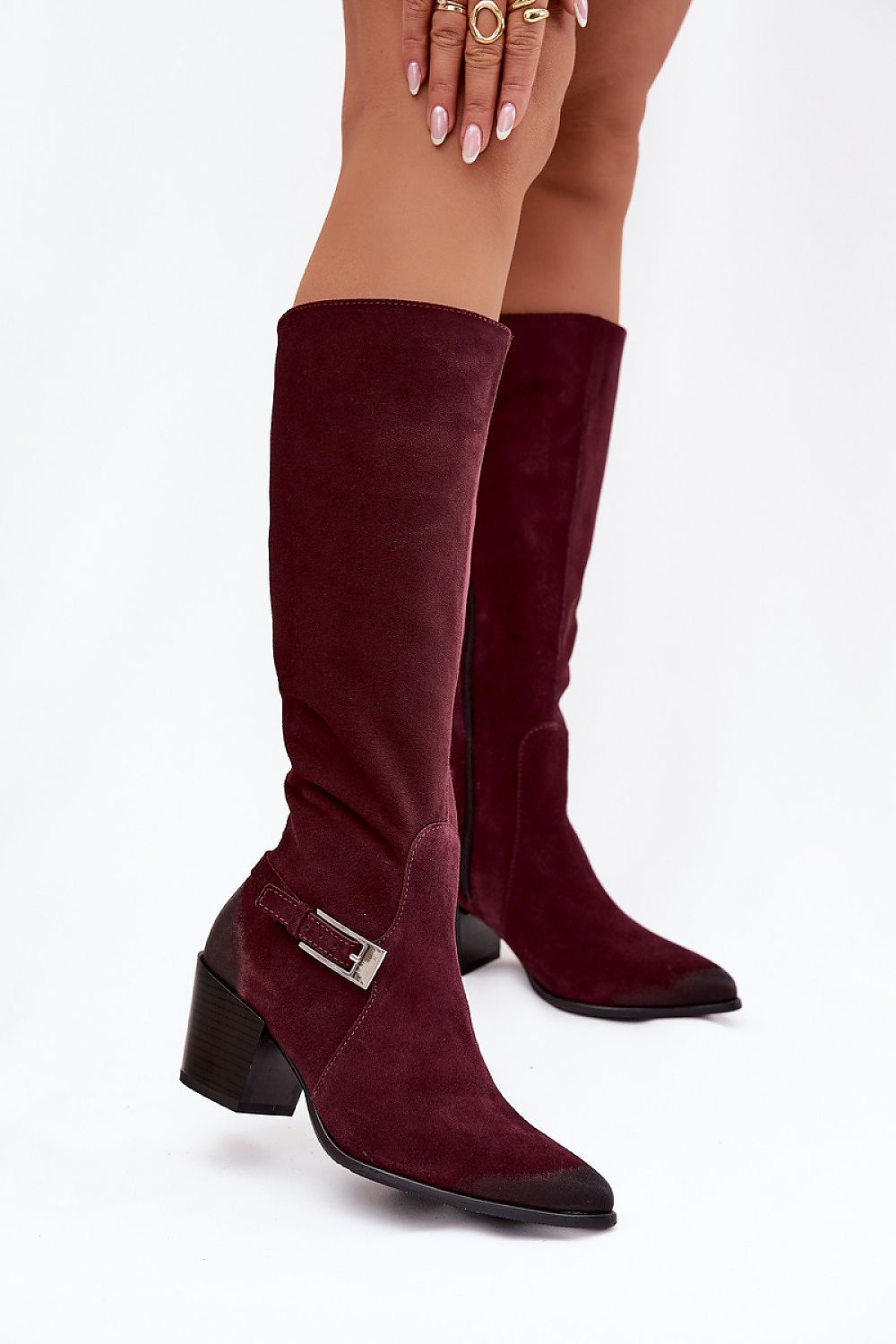  Cizme cu toc model 221524 Step in style 