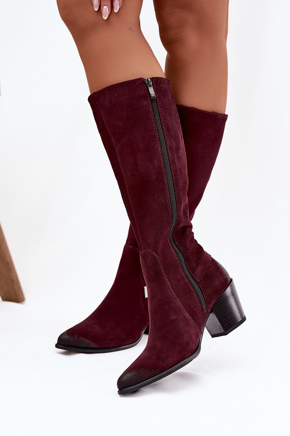  Cizme cu toc model 221524 Step in style 