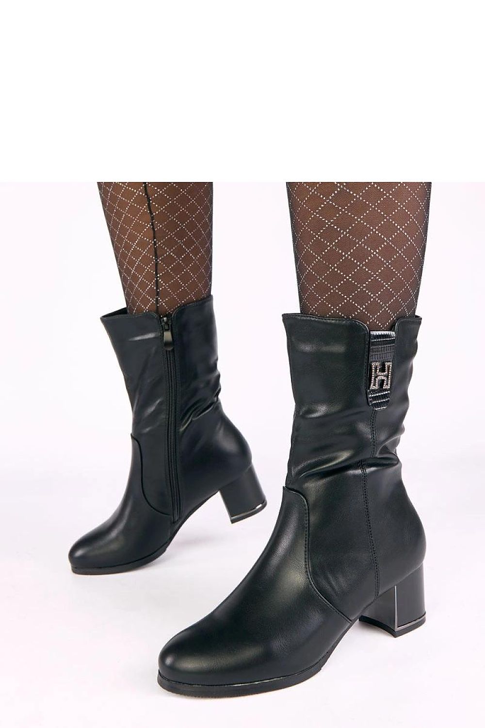  Botine cu toc model 221645 Solea 