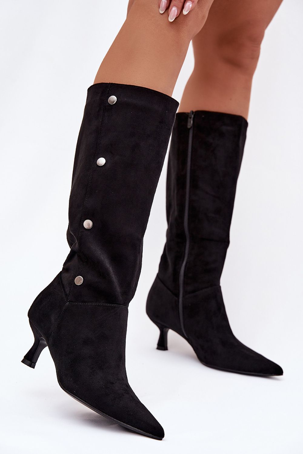  Cizme cu toc model 221905 Step in style 