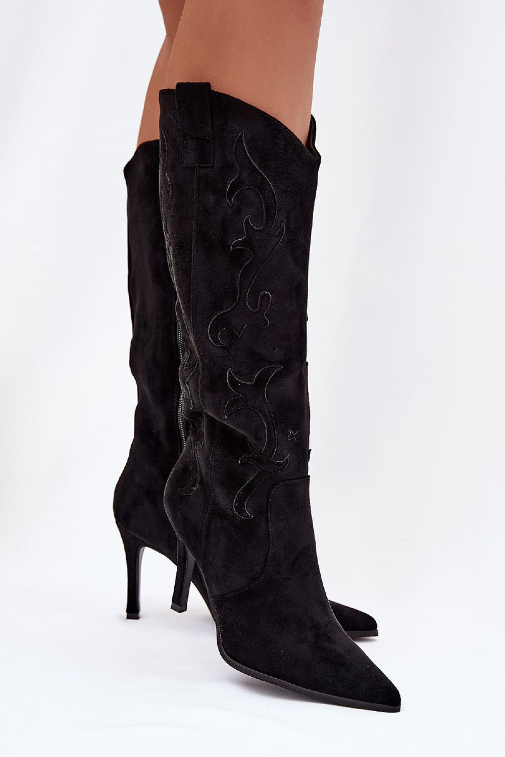  Cizme cu toc model 221906 Step in style 