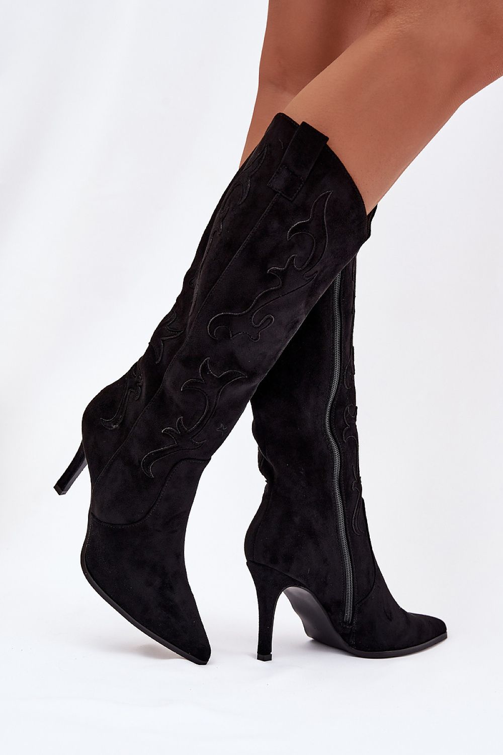  Cizme cu toc model 221906 Step in style 