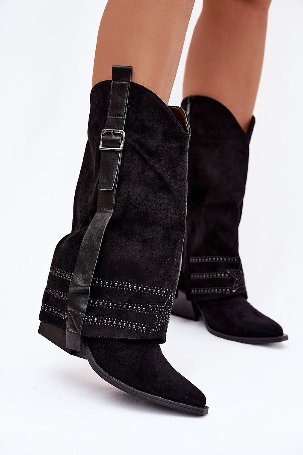  Cizme cu toc model 221907 Step in style 