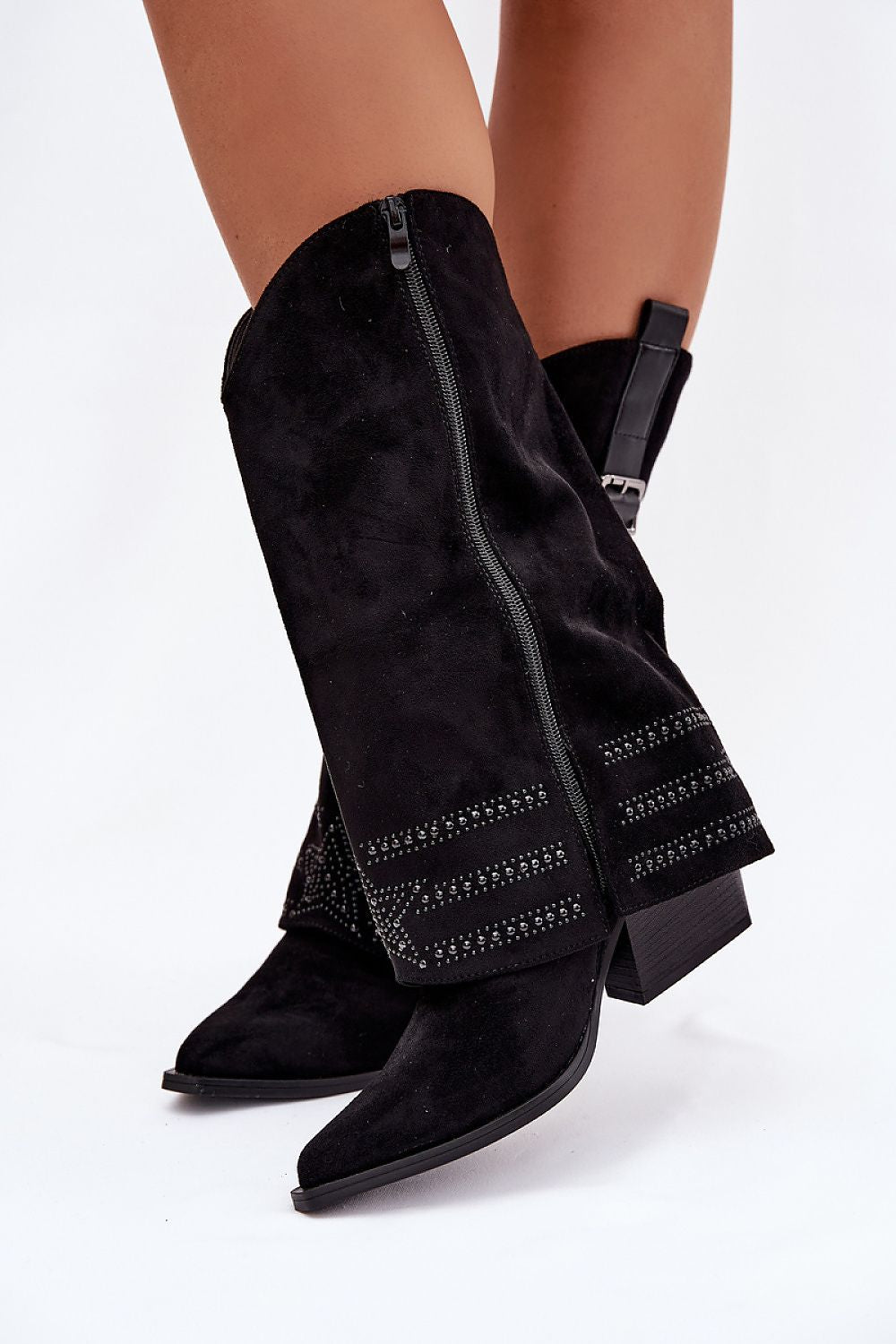  Cizme cu toc model 221907 Step in style 