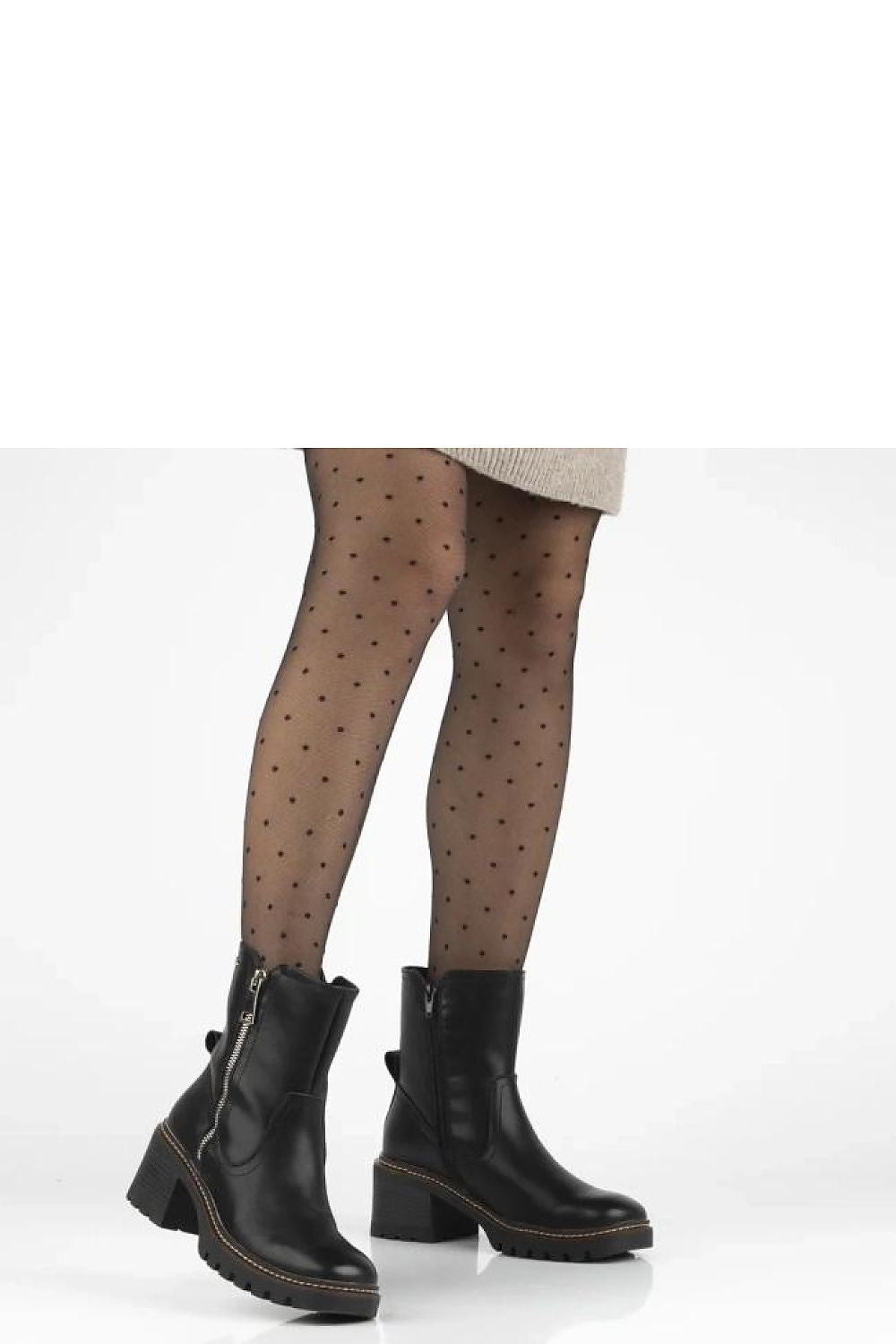  Botine cu toc model 222011 Solea 