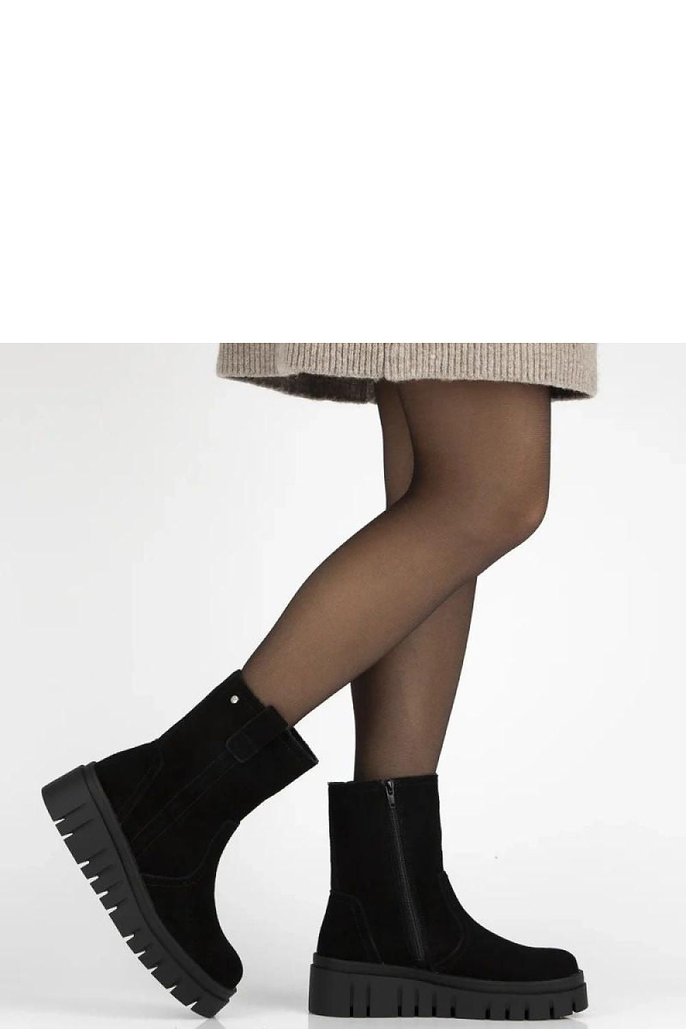  Botine cu talpă tip pană model 222017 Solea 