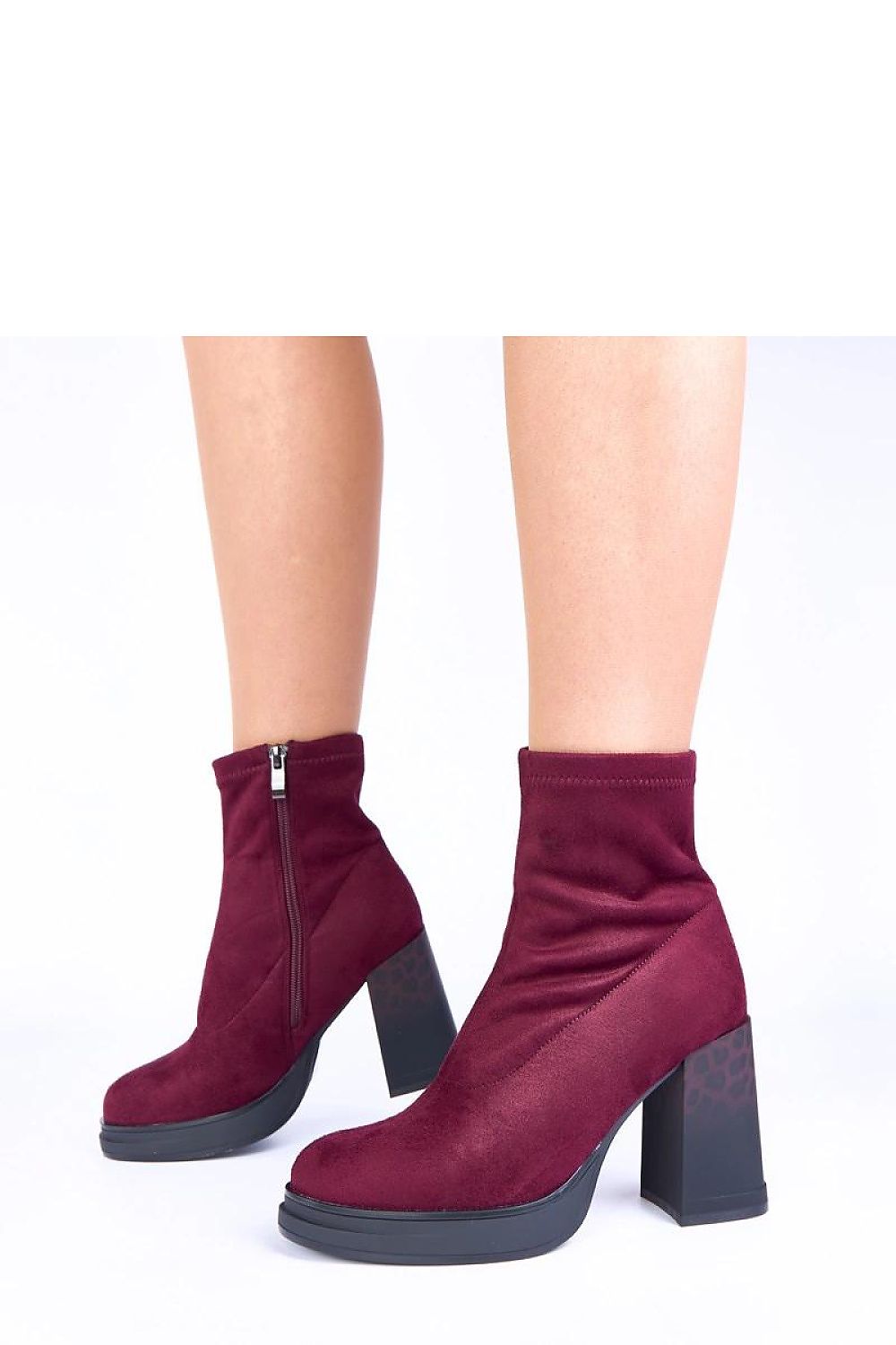  Botine cu toc model 222035 Solea 