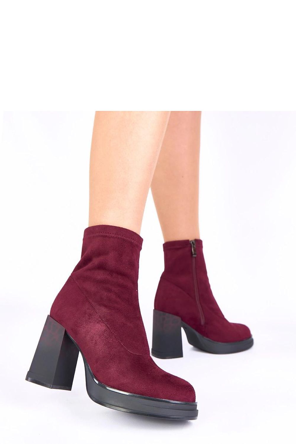  Botine cu toc model 222035 Solea 