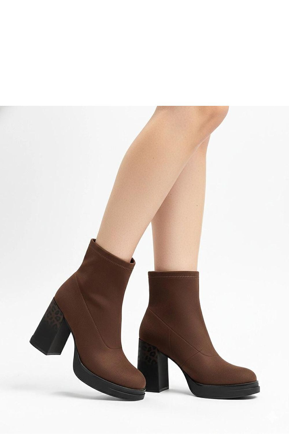  Botine cu toc model 222036 Solea 