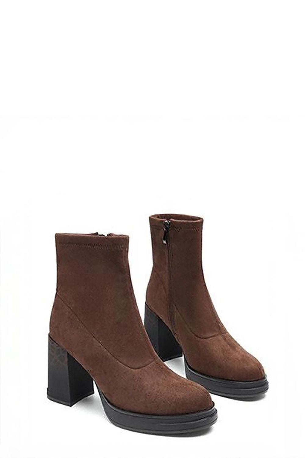  Botine cu toc model 222036 Solea 