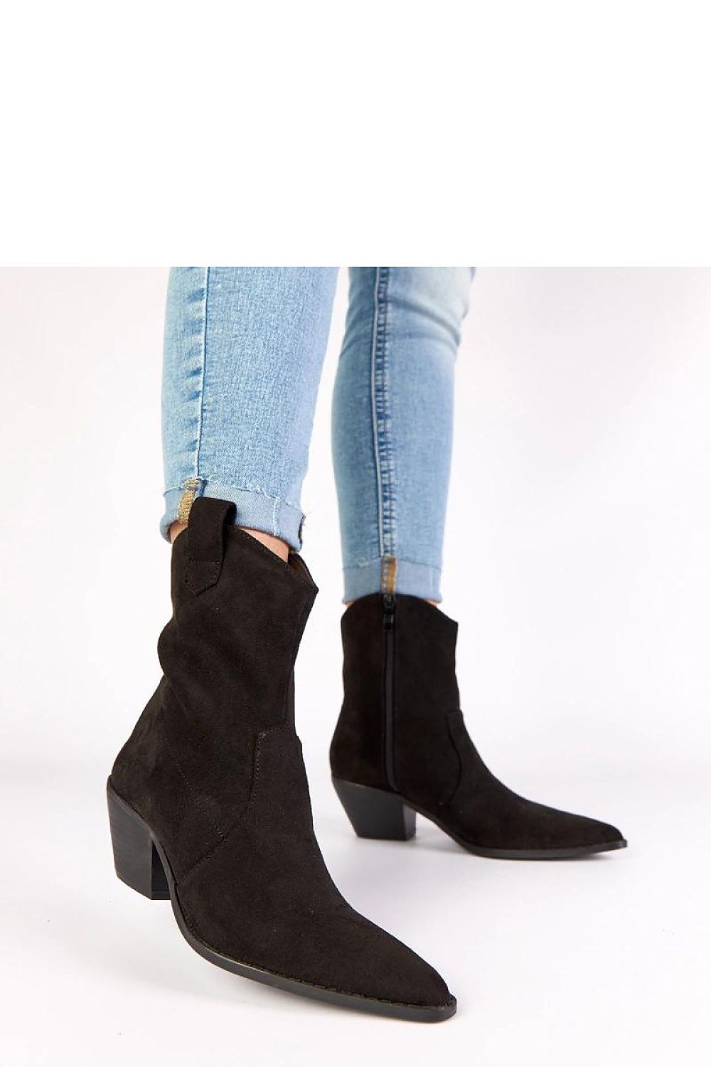  Botine cu toc model 222050 Solea 