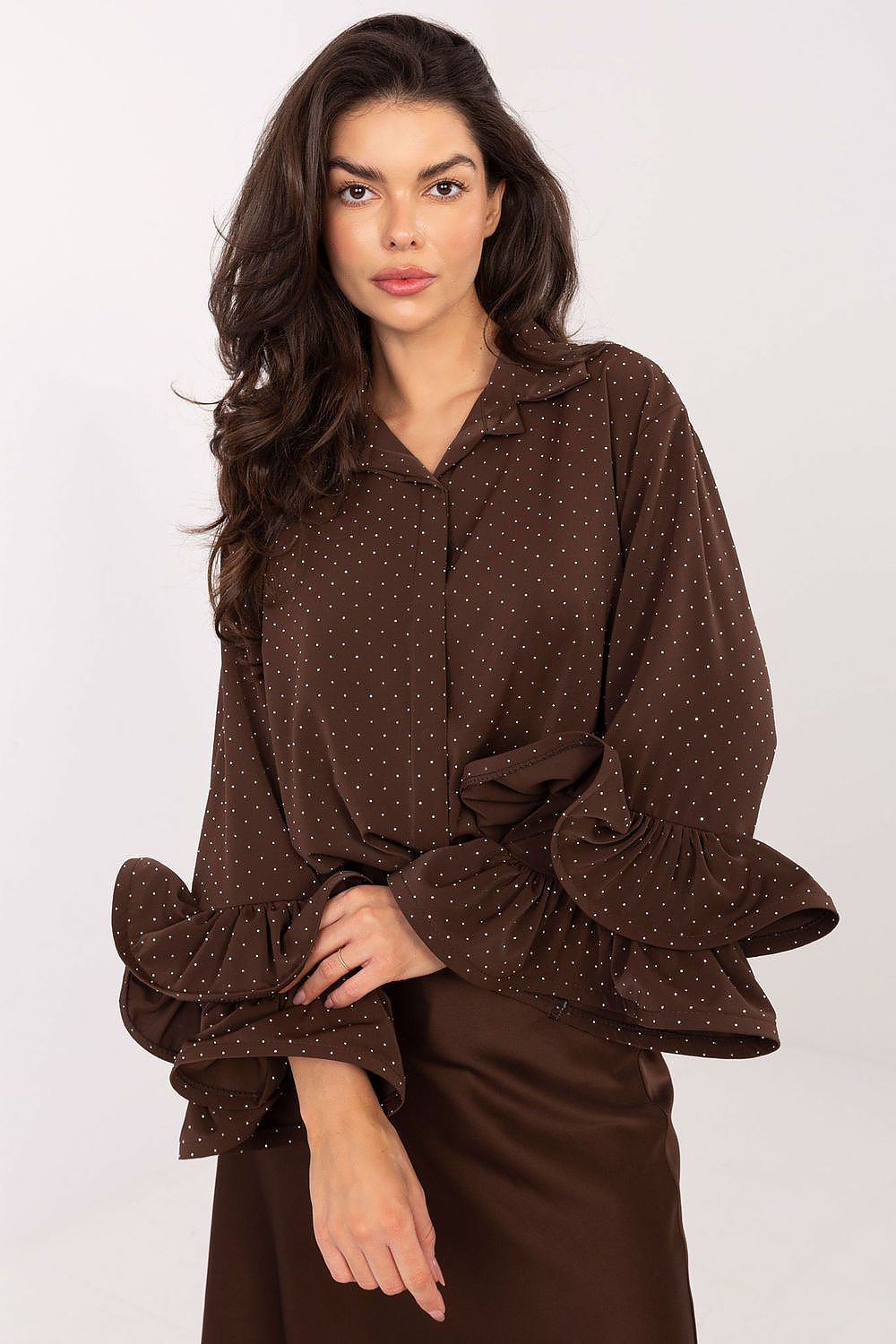  Cămaşă cu mânecă lungă model 222149 Italy Moda 