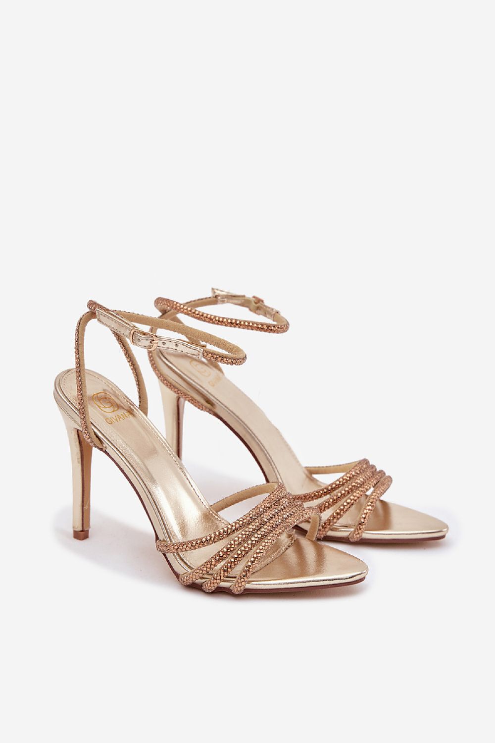  Sandale cu toc model 222256 Step in style 