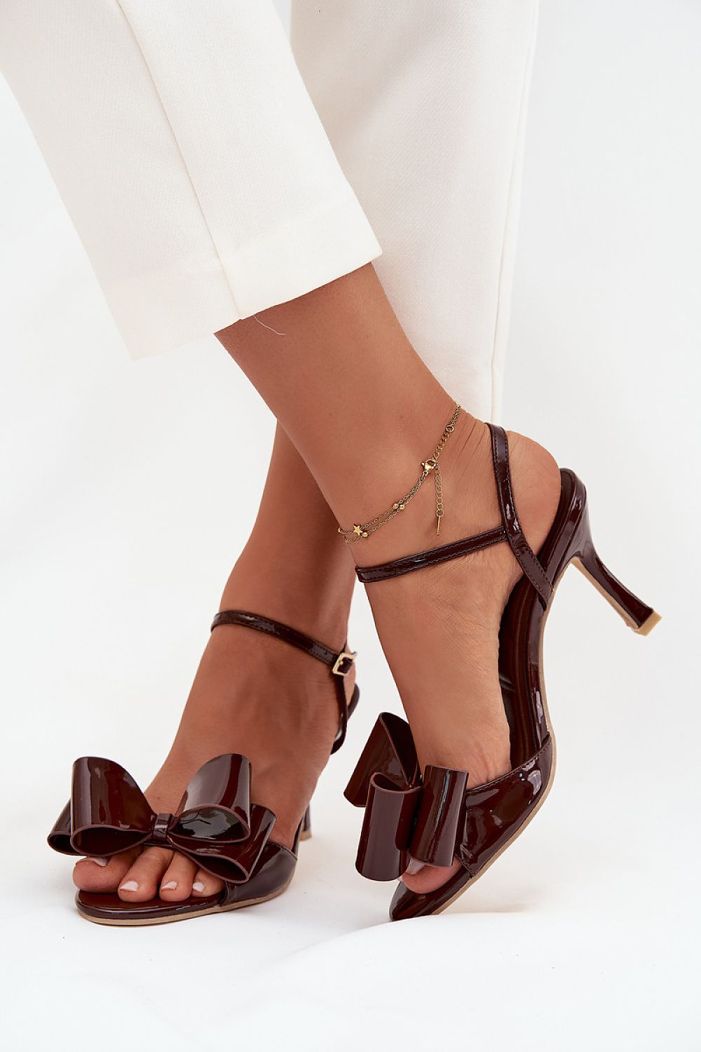  Sandale cu toc model 222271 Step in style 