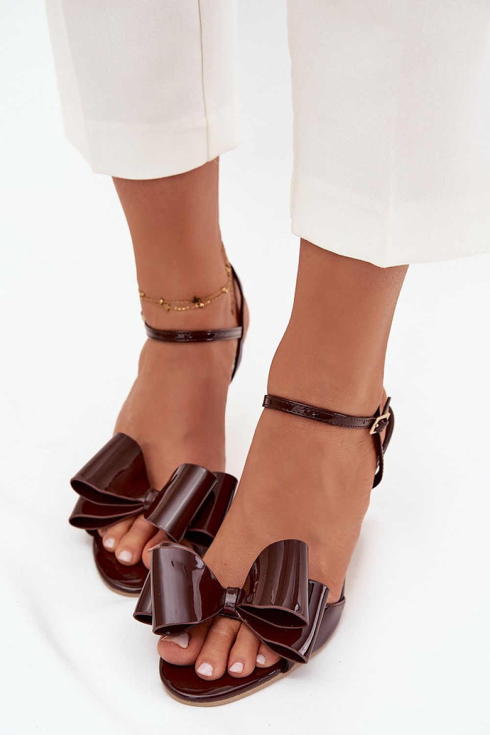  Sandale cu toc model 222271 Step in style 