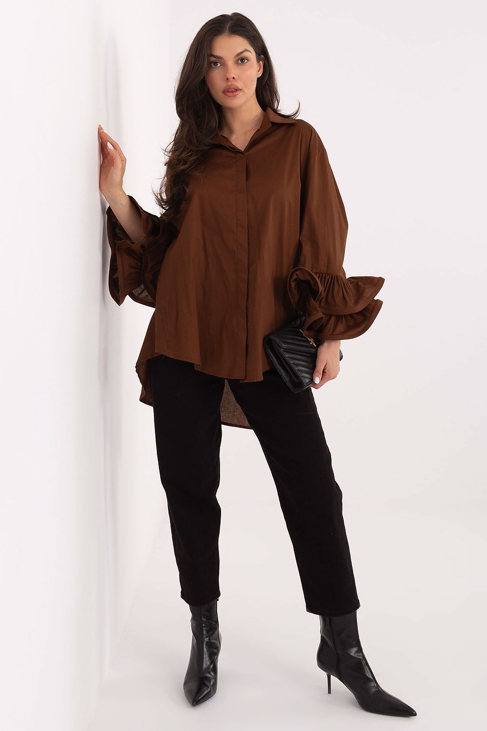  Cămaşă cu mânecă lungă model 222314 Italy Moda 