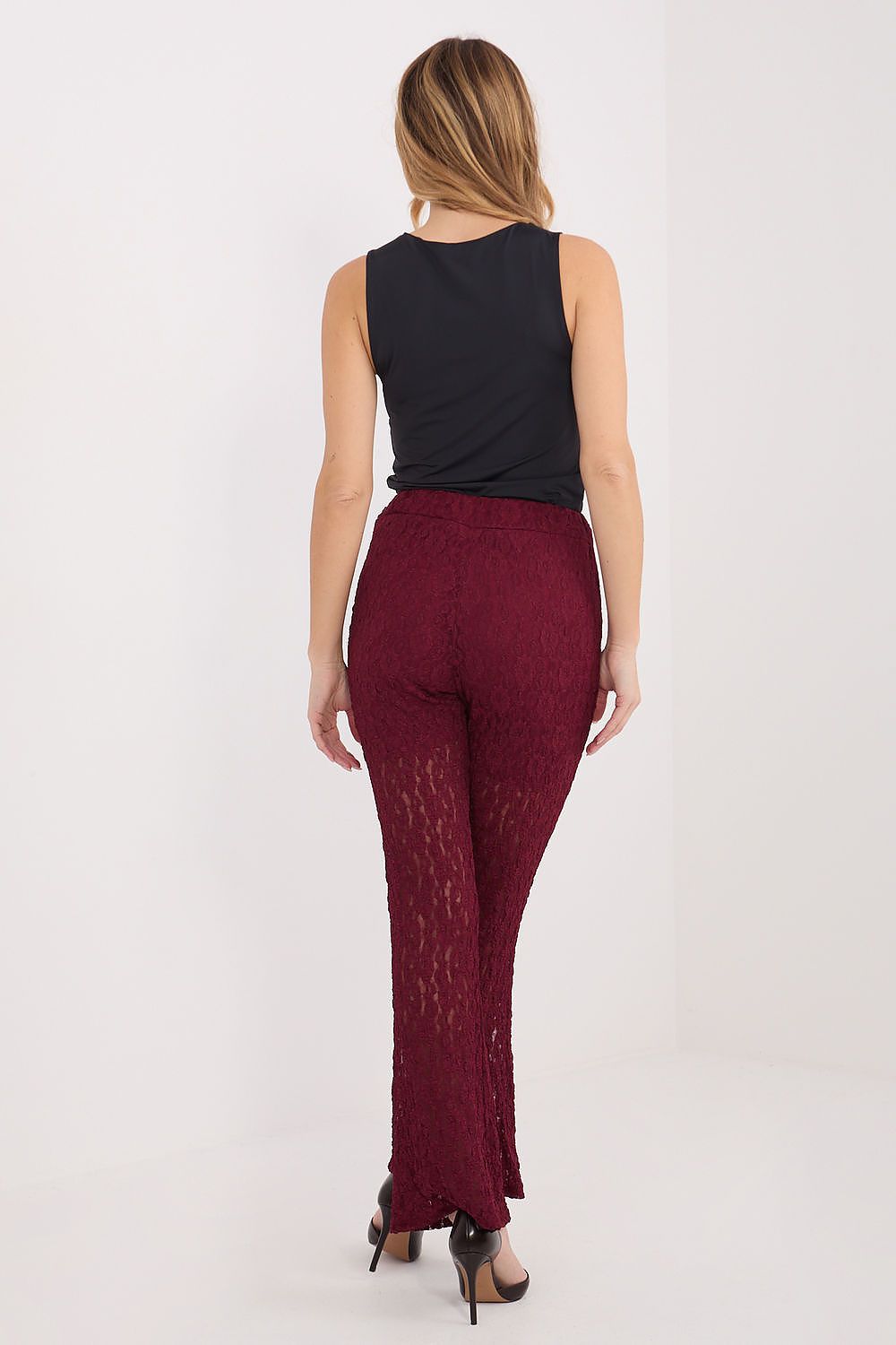  Pantaloni din dantelă model 222322 Italy Moda 