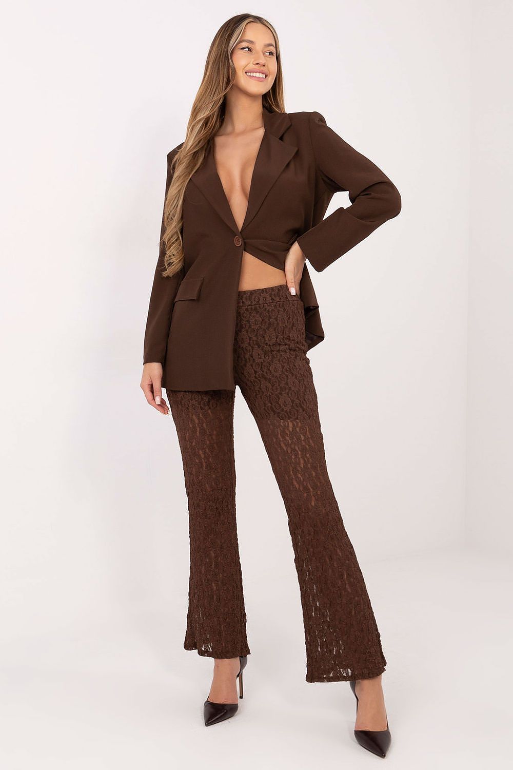  Pantaloni din dantelă model 222324 Italy Moda 