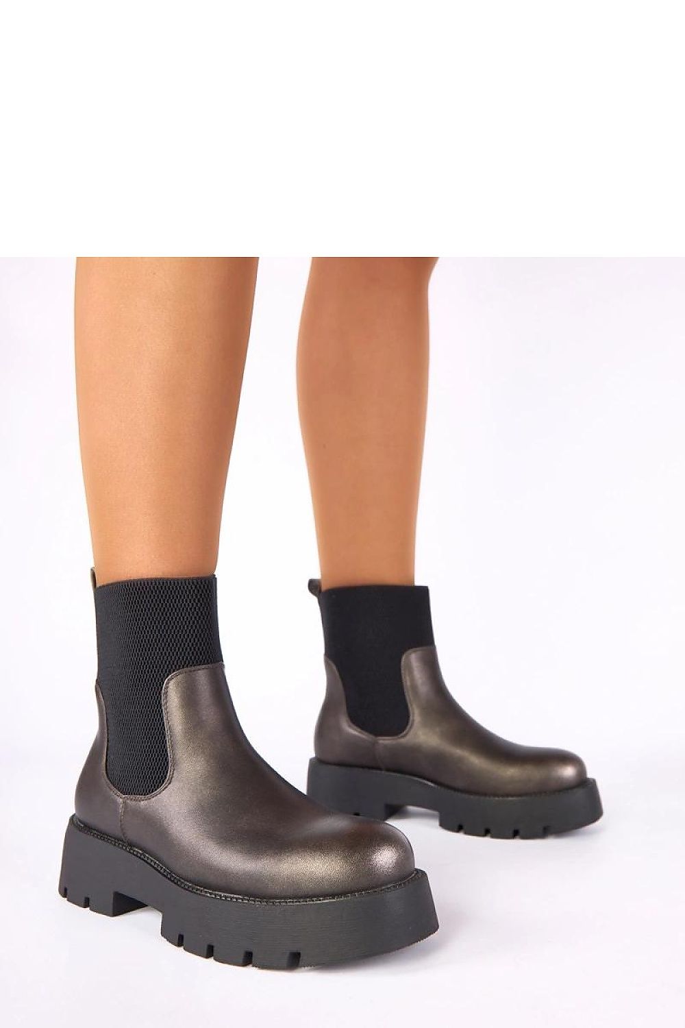  Botine cu platformă model 222343 Solea 