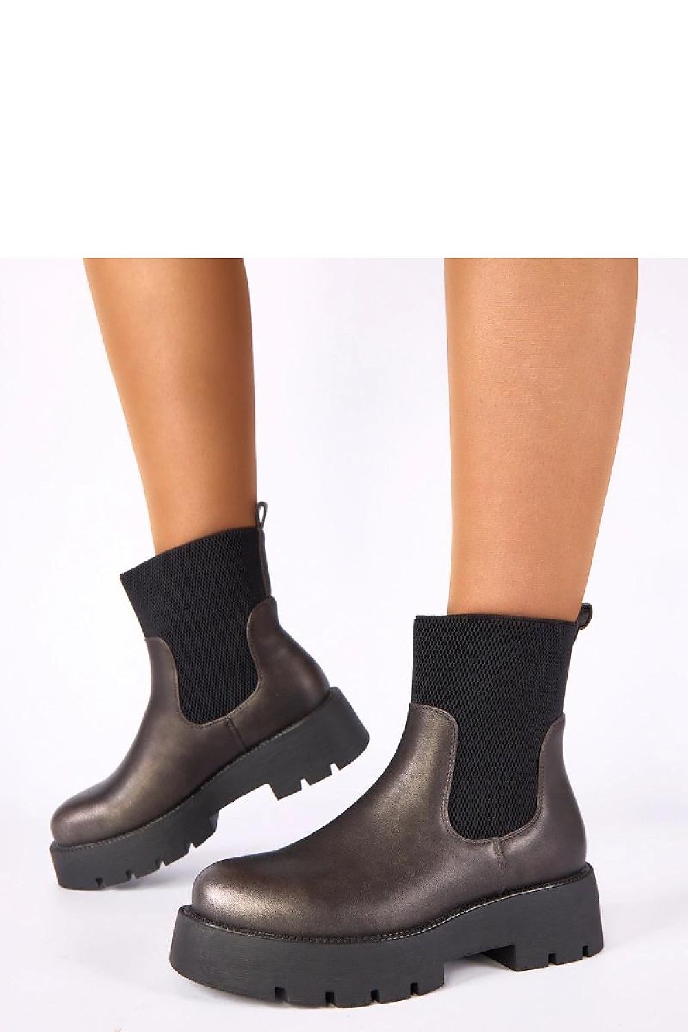 Botine cu platformă model 222343 Solea 