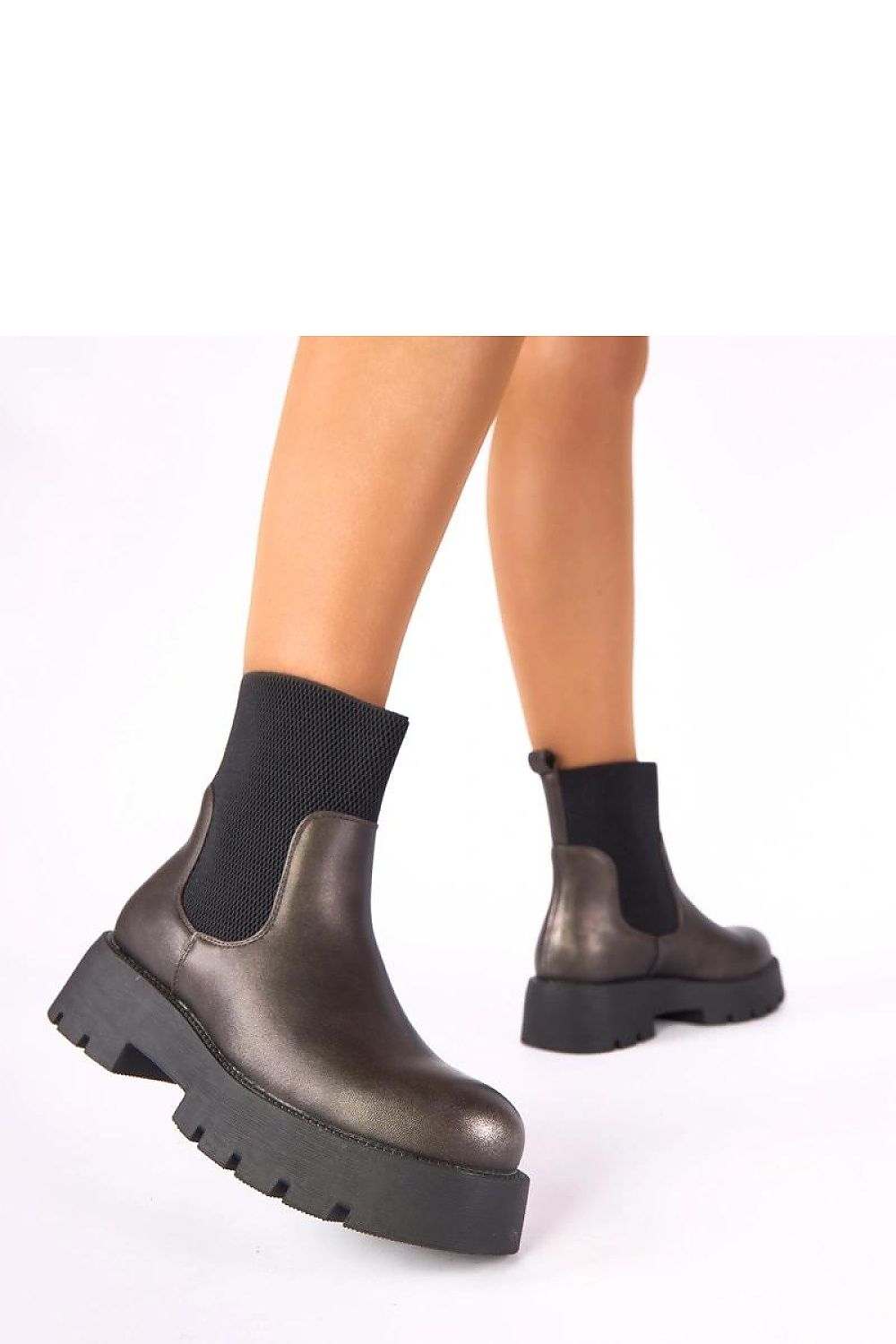  Botine cu platformă model 222343 Solea 