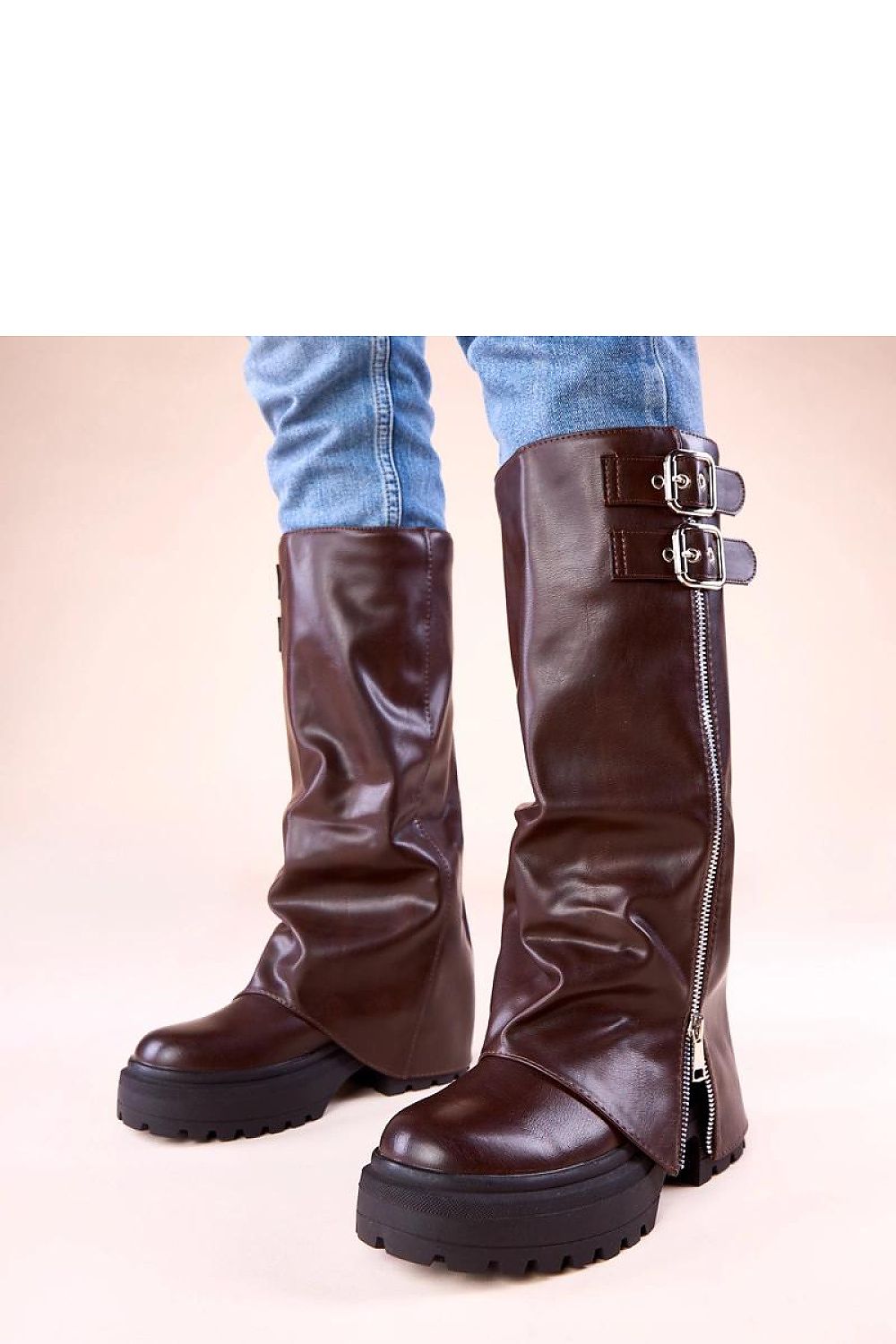  Cizme cu platformă model 222372 Solea 
