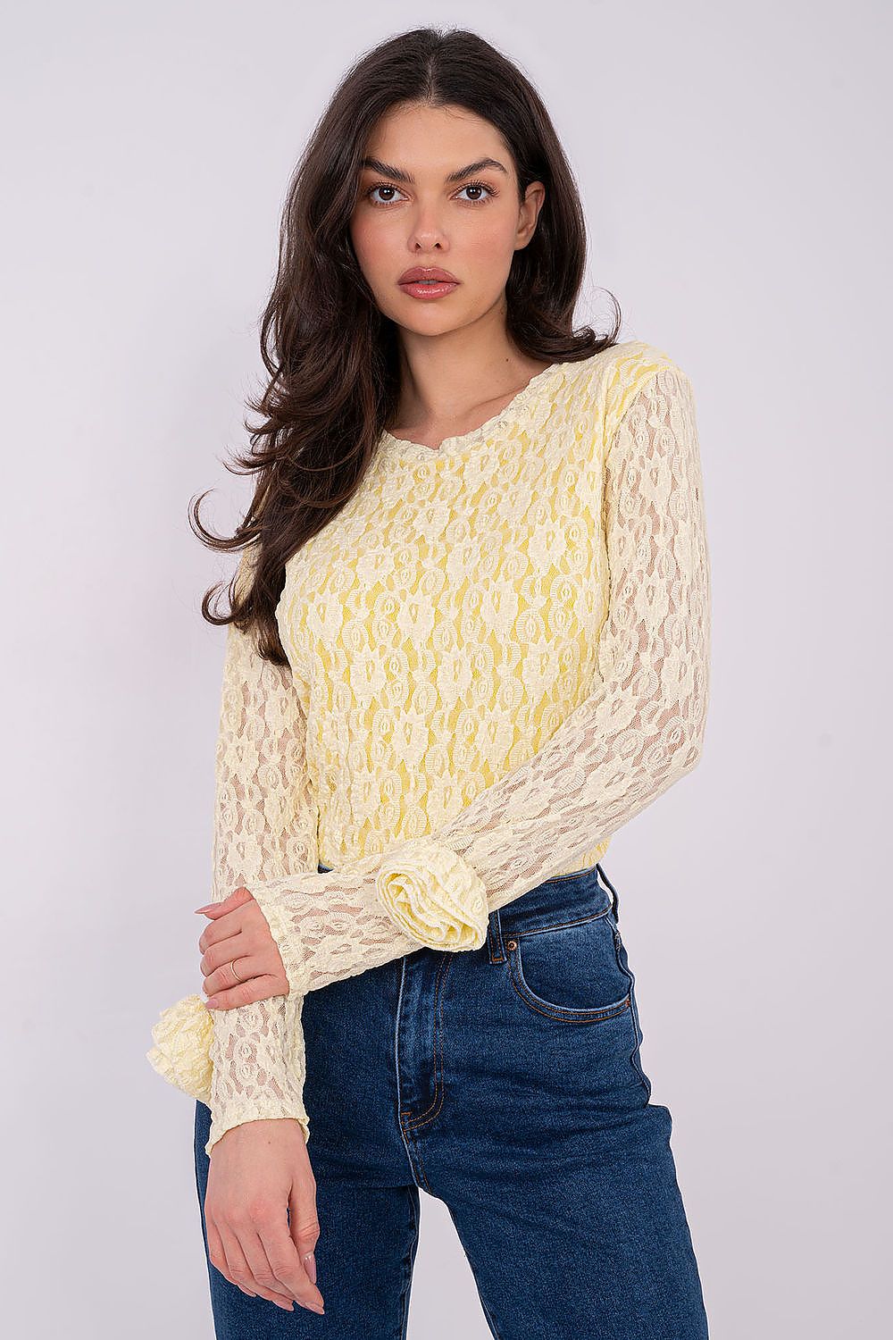  Bluză din dantelă model 222453 Italy Moda 