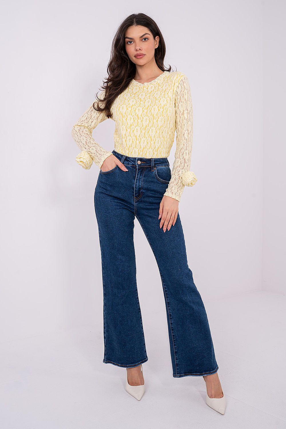  Bluză din dantelă model 222453 Italy Moda 