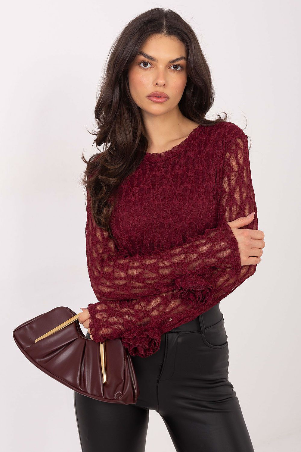  Bluză din dantelă model 222455 Italy Moda 