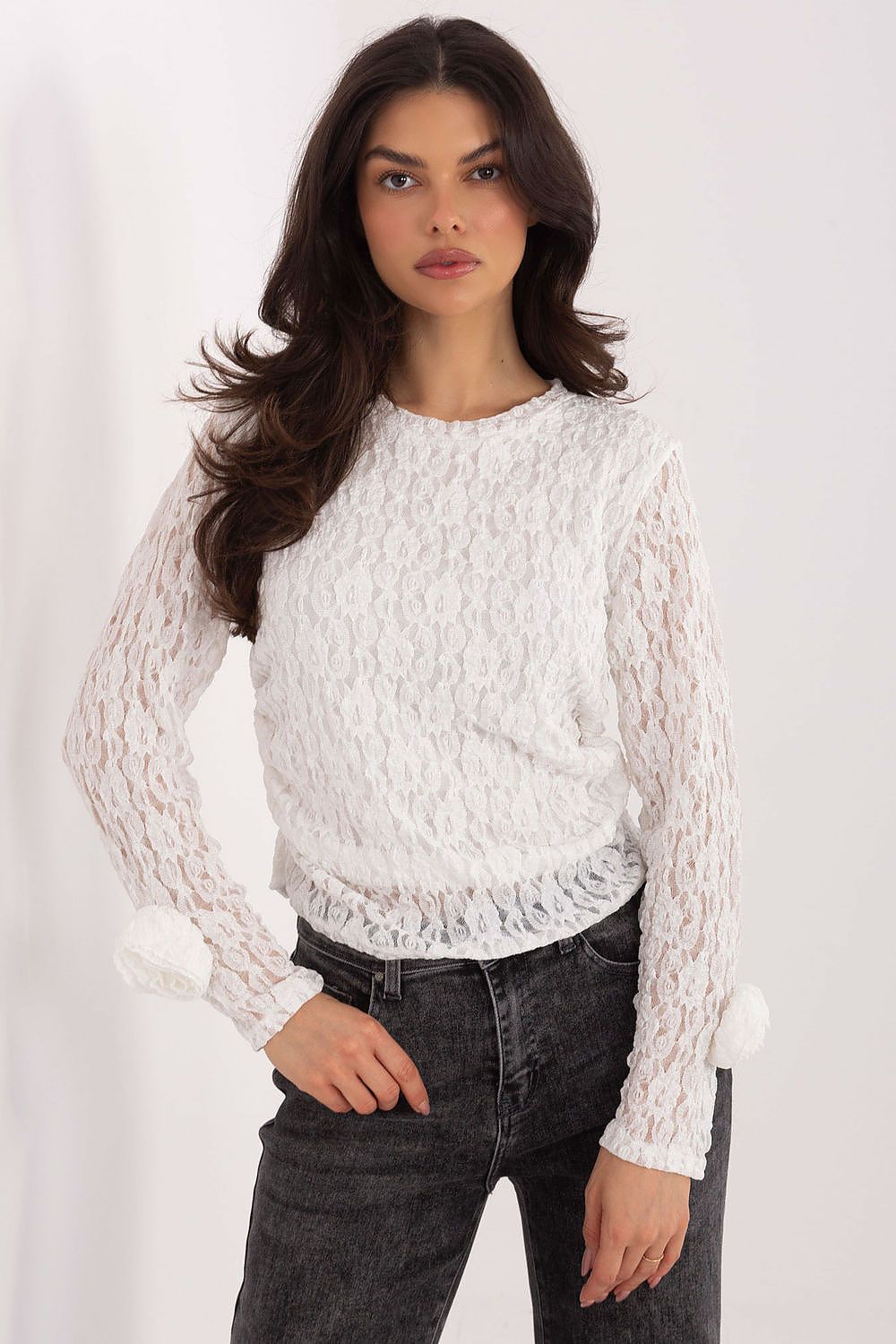  Bluză din dantelă model 222456 Italy Moda 