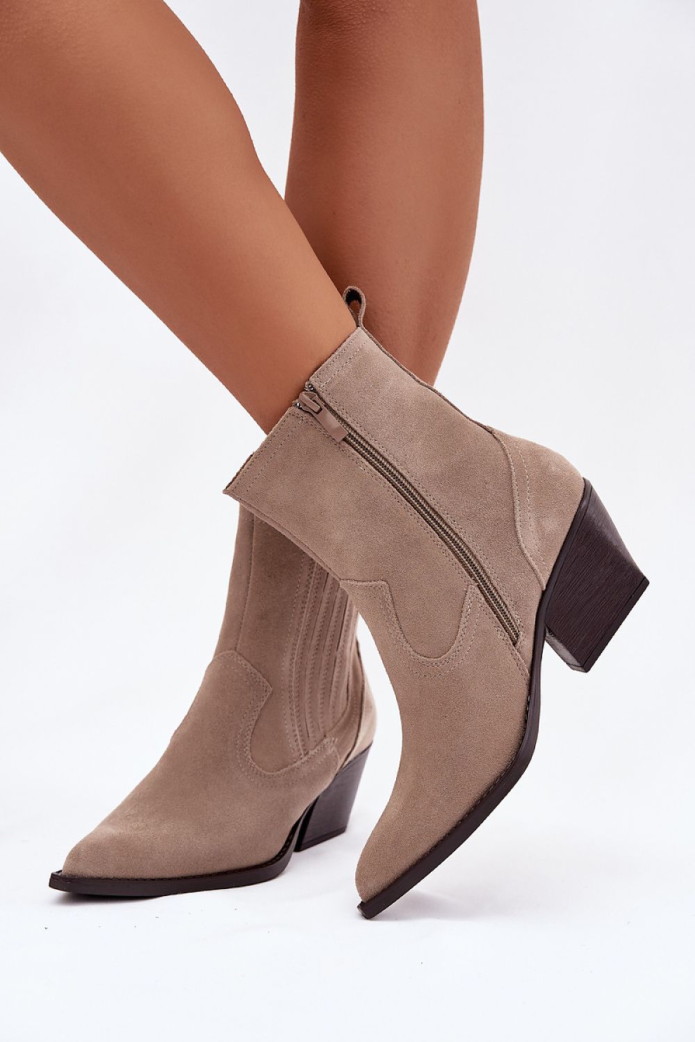  Botine cu toc model 222487 Step in style 
