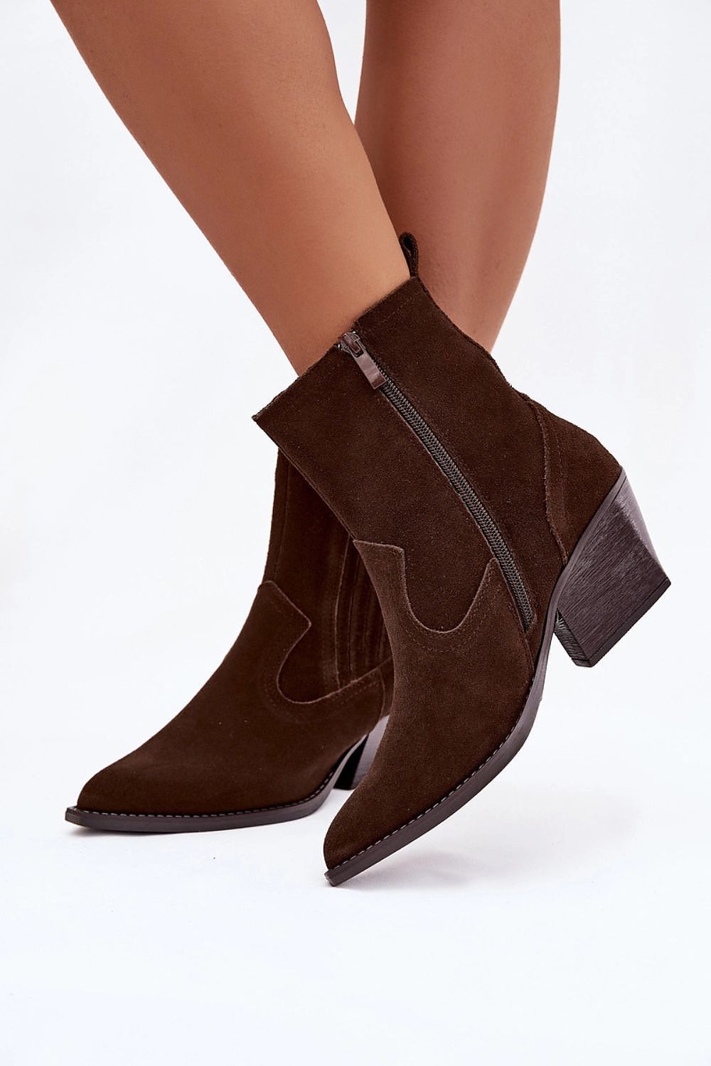  Botine cu toc model 222486 Step in style 