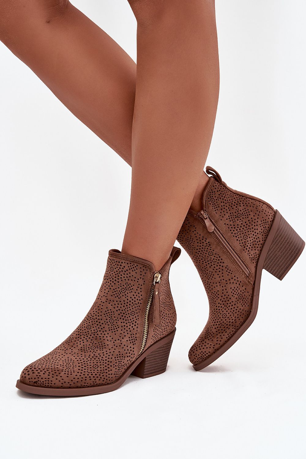  Botine cu toc model 222515 Step in style 