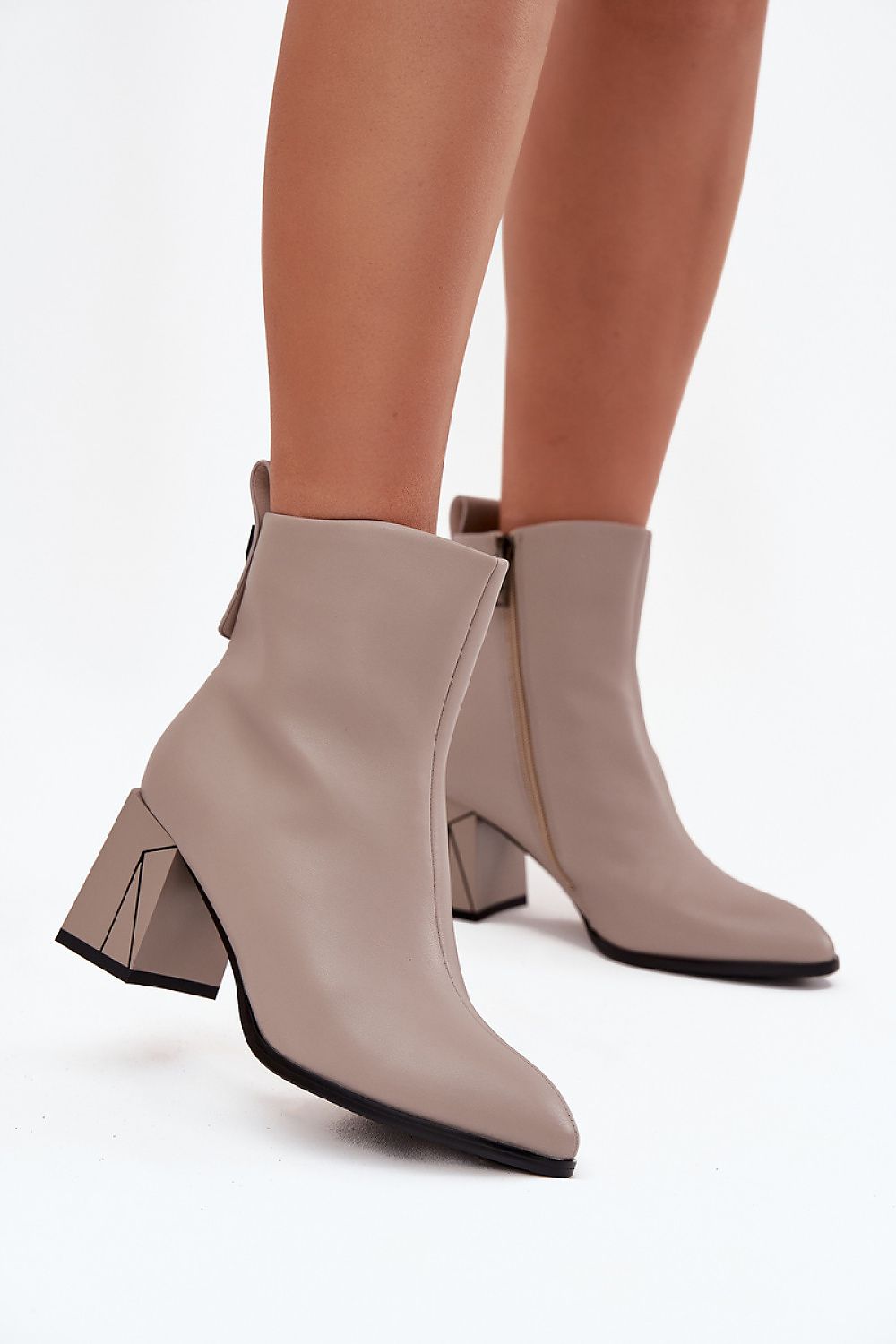  Botine cu toc model 222516 Step in style 