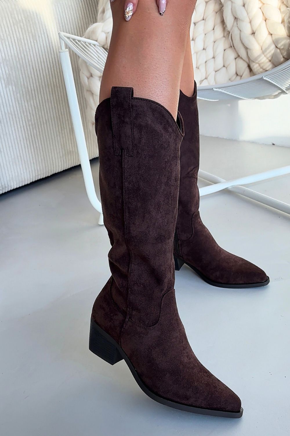  Cizme cu toc model 222528 Step in style 